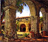 Joseph Kleitsch Through the Arches, Mission San Juan Capistrano painting
